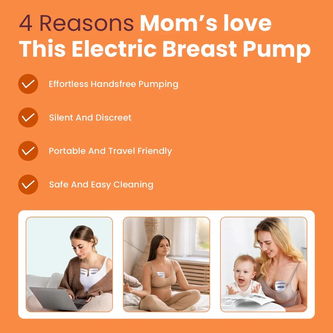 Momy™ - Smart & Wearable Breast Pump - 1 Yr Warranty - Made in India