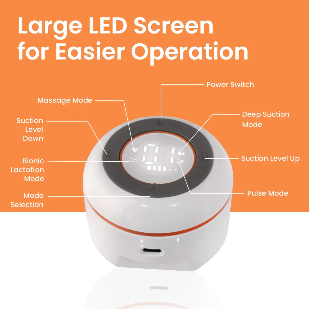 Momy™ - Smart & Wearable Breast Pump - 1 Yr Warranty - Made in India