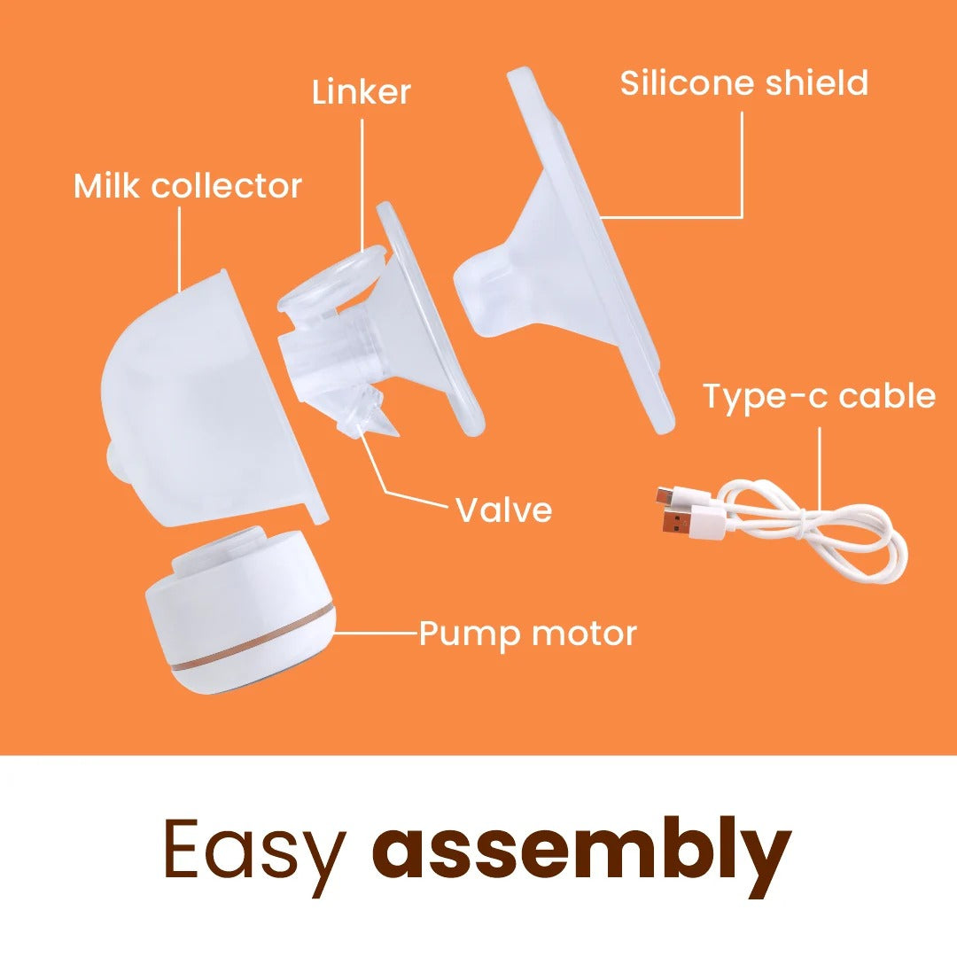Momy™ - Smart & Wearable Breast Pump - 1 Yr Warranty - Made in India