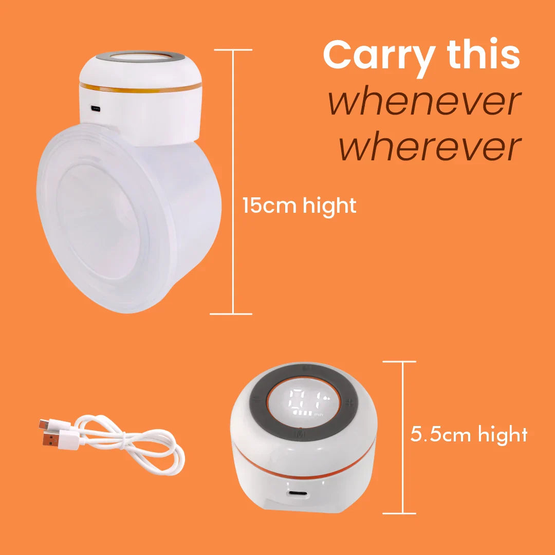 Momy™ - Smart & Wearable Breast Pump - 1 Yr Warranty - Made in India