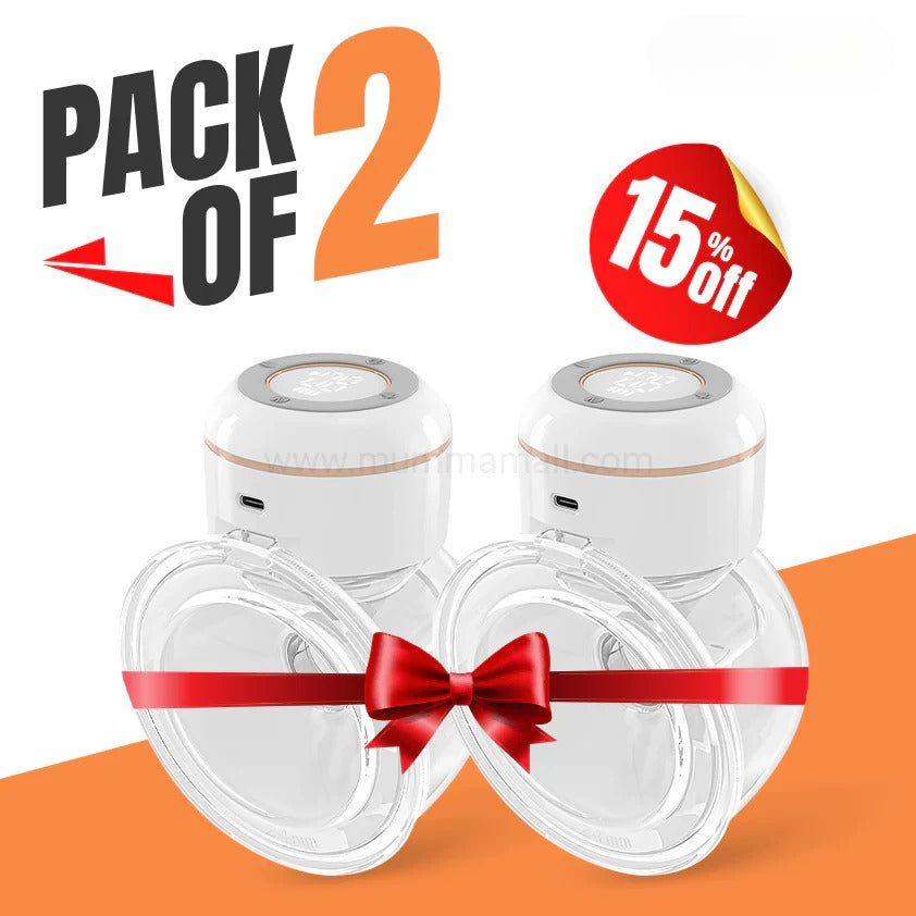 Momy™ - Smart & Wearable Breast Pump - 1 Yr Warranty - Made in India