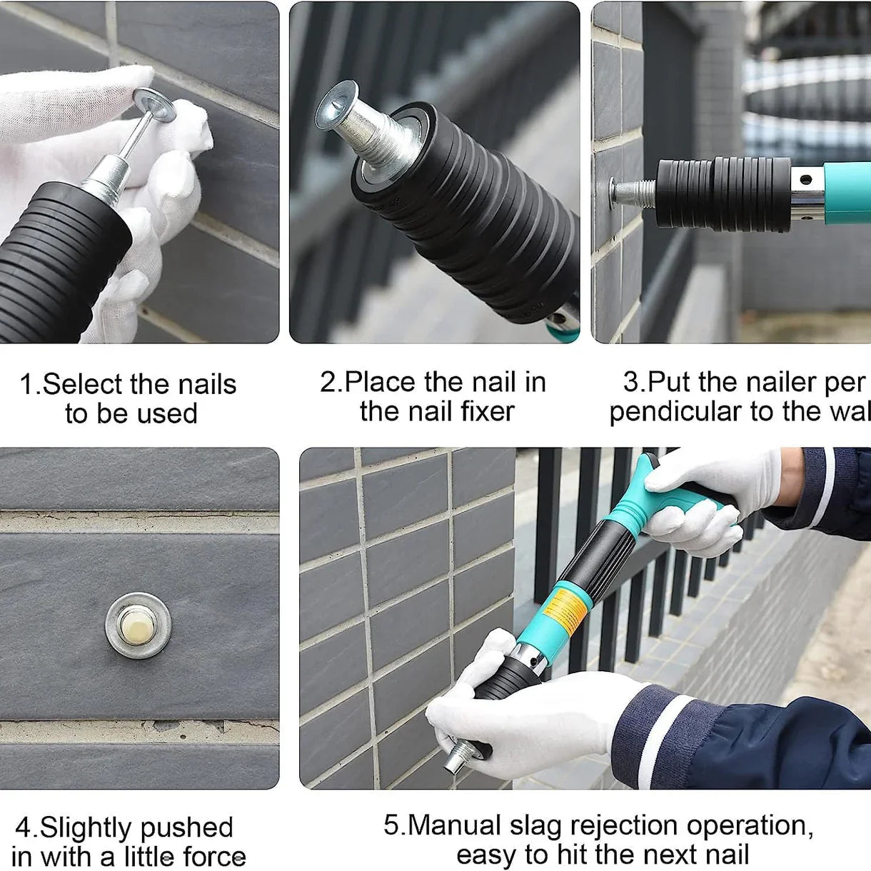 4 Speed Adjustable Manual Steel Concrete Nail Machine | OFFER FOR TODAY