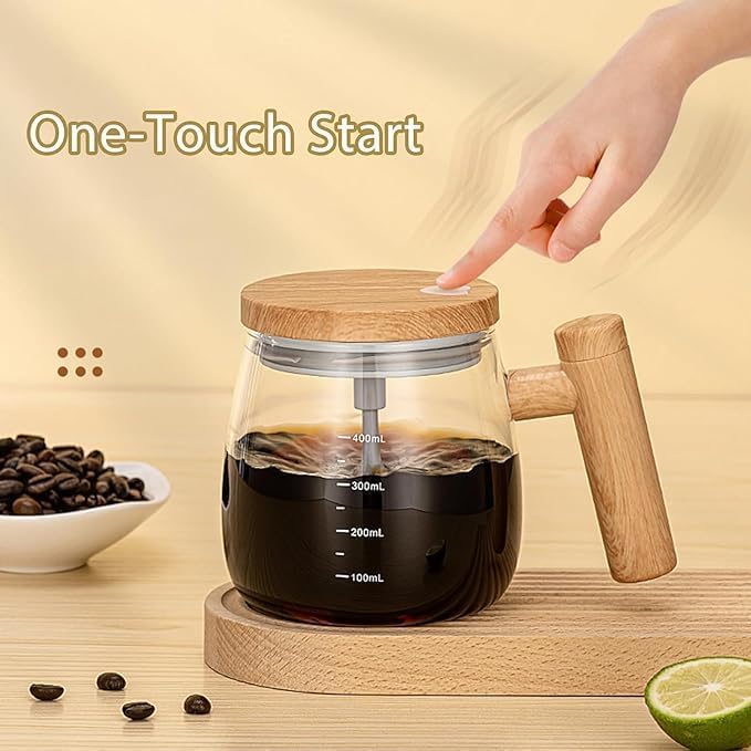 Compact Magic Stir™- Self-Stirring Mug – 1 Yr Warranty| Limited Stock Only 🔥