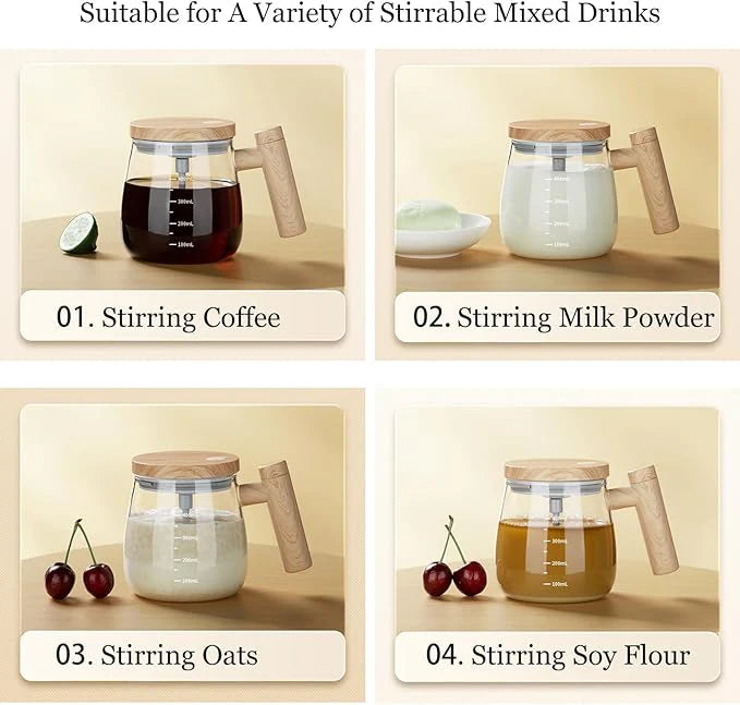 Compact Magic Stir™- Self-Stirring Mug – 1 Yr Warranty| Limited Stock Only 🔥