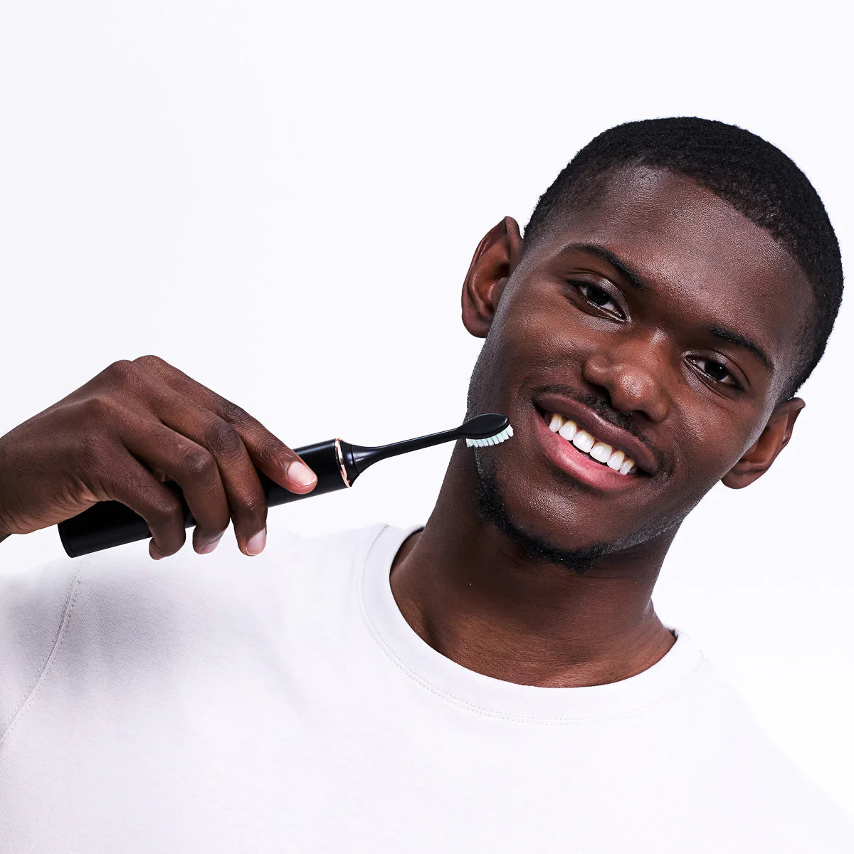 Imported 6-in-1 Sonic Electric Toothbrush - With 4 Brush Head Attachment FREE