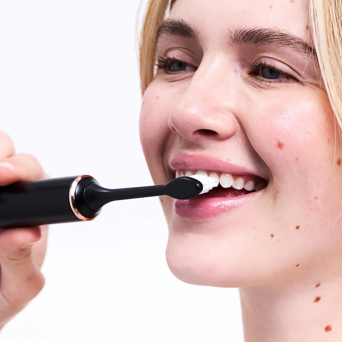 Imported 6-in-1 Sonic Electric Toothbrush - With 4 Brush Head Attachment FREE