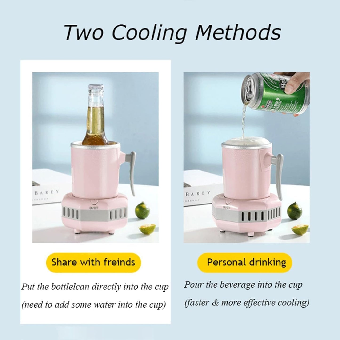 Instant Cooling Cup – Ice Cold Drinks in Minutes - LIMITED TIME SALE 🔥 - 2 Year Warranty