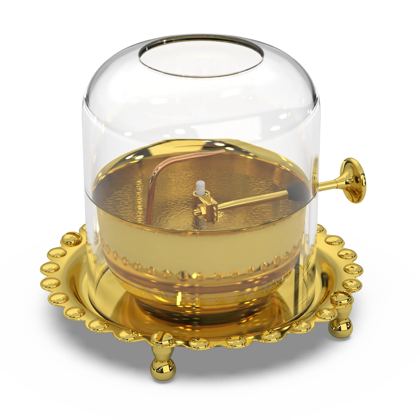 Shri Jyot Diya & Cover - Brass (पीतल) - PACK of 2- Premium Quality ✅ | BUY1 GET1 - LAST DAY OFFER 🔥