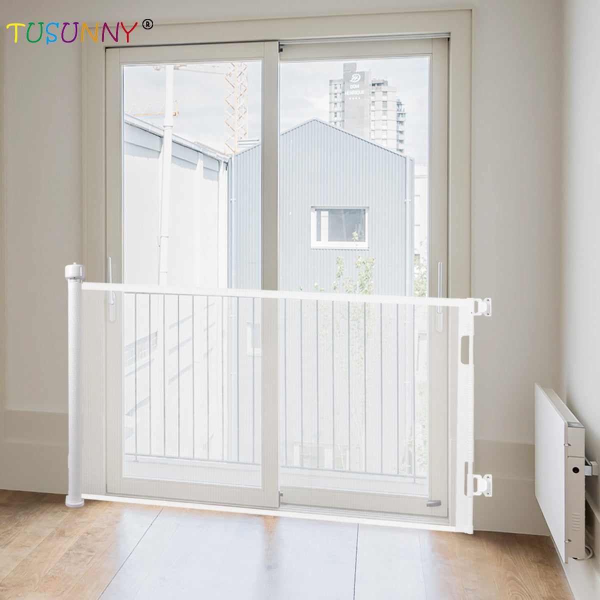 Infant Kid Safety Gate - Height Adjustable- DoorWay, Stairs, Balcony - 3 Minutes No Drill Setup || LIMITED STOCK
