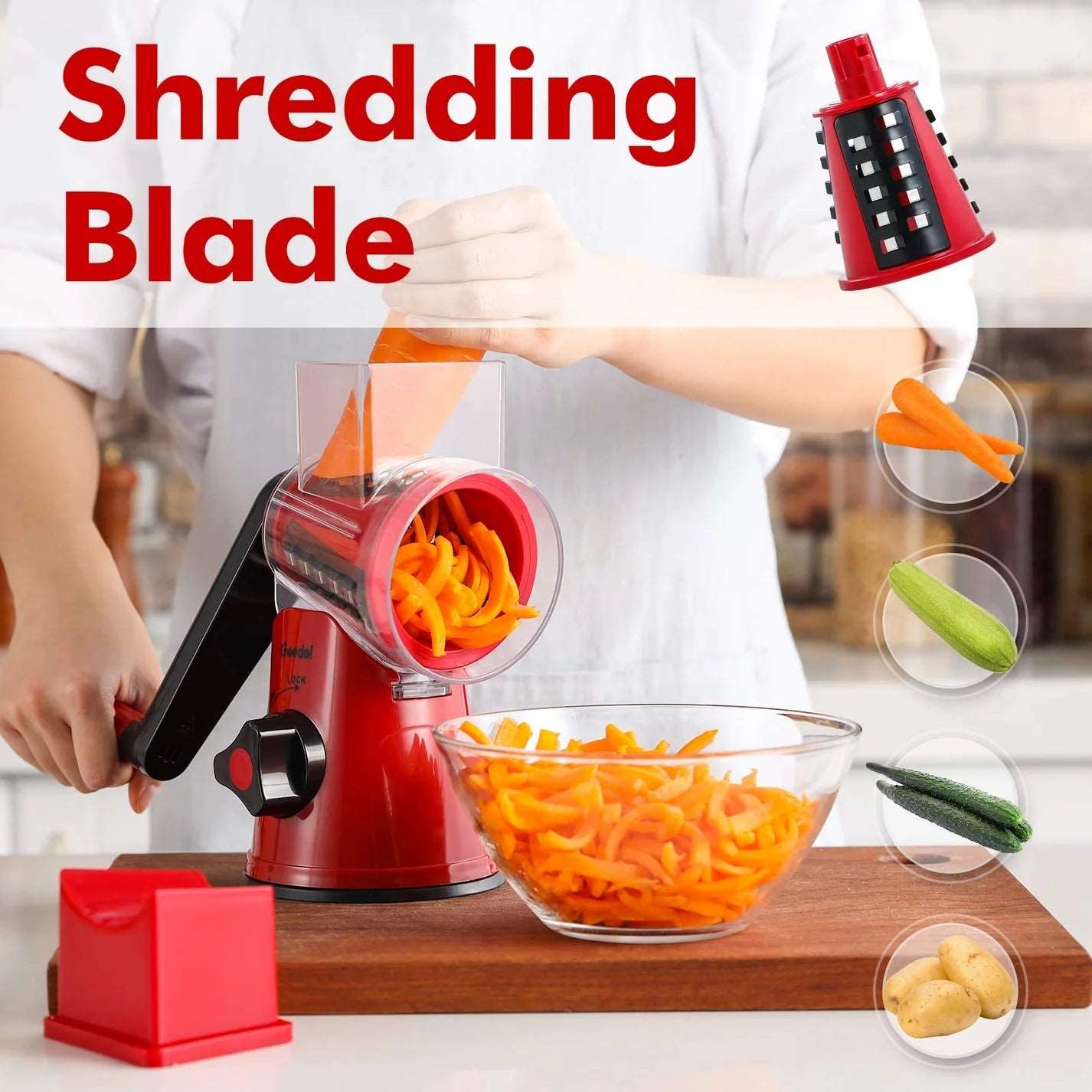 ModerHomes™ Quick Vegetable - Cutter, Slicer & Grater - ModernHomes