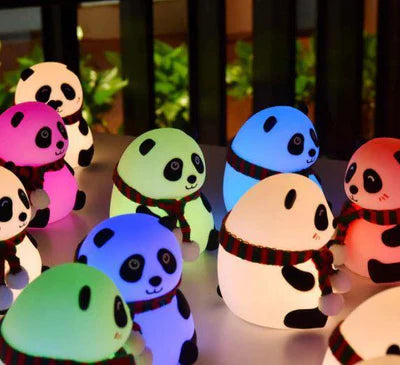 Cute PANDA - SOFT TOUCH NIGHTLAMP - 7 Lights