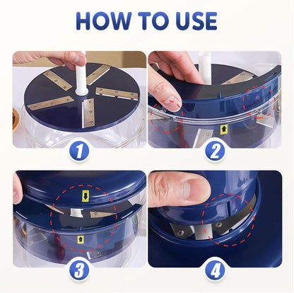 Portable Automatic Electric Peeler for Fruits and Vegetables