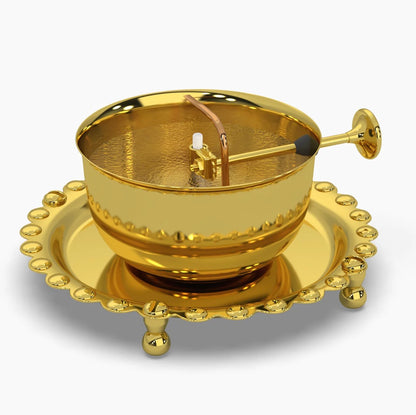 Shri Jyot Diya & Cover - Brass (पीतल) - PACK of 2- Premium Quality  ✅ | BUY1 GET1 - LAST DAY OFFER 🔥