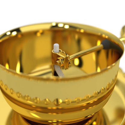Shri Jyot Diya & Cover - Brass (पीतल) - PACK of 2- Premium Quality  ✅ | BUY1 GET1 - LAST DAY OFFER 🔥