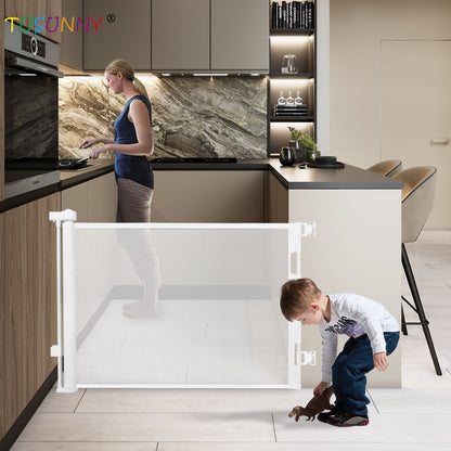 Infant Kid Safety Gate - Height Adjustable- DoorWay, Stairs, Balcony - 3 Minutes No Drill Setup || LIMITED STOCK
